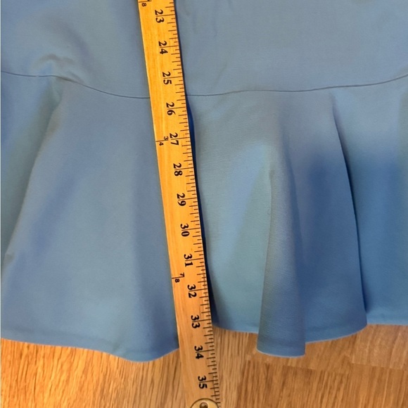 OSCAR DE LA RENTA Jewel Neck Drop Waist Ruffle Sleeveless Mini Dress Size 2 NWT - Picture 9 of 12